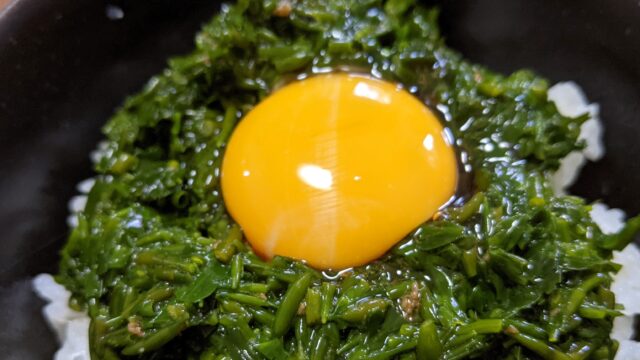 アカモク丼